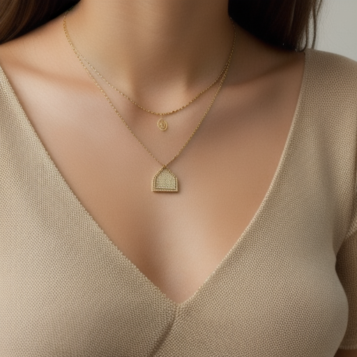 All about the herringbone necklace;  Classic and always fashionable jewelry