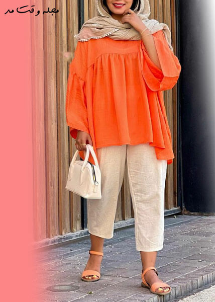 The latest model of the front closed coat