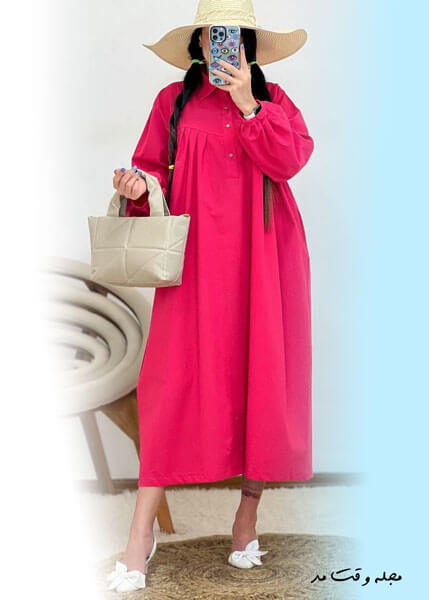 Long front closed coat