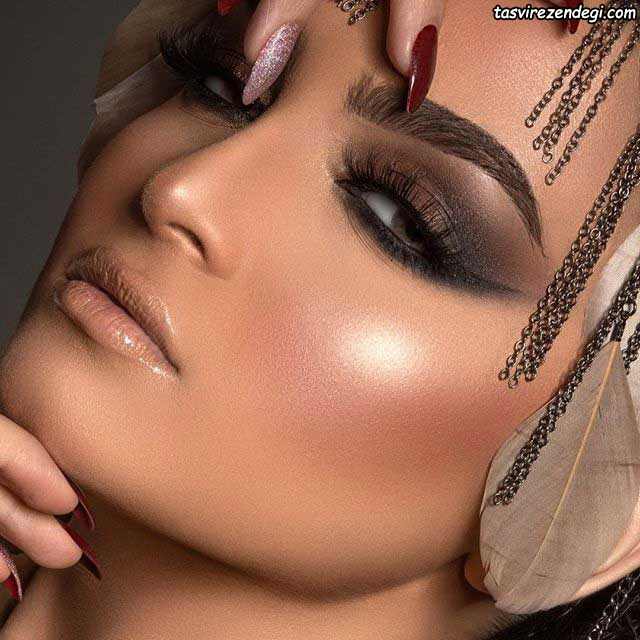 Arabic makeup model 