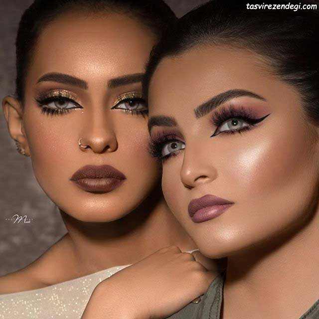 Arabic makeup model 