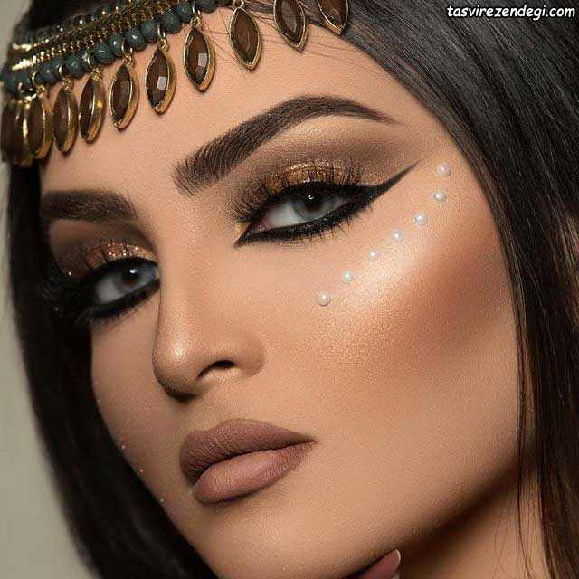 Arabic makeup model 