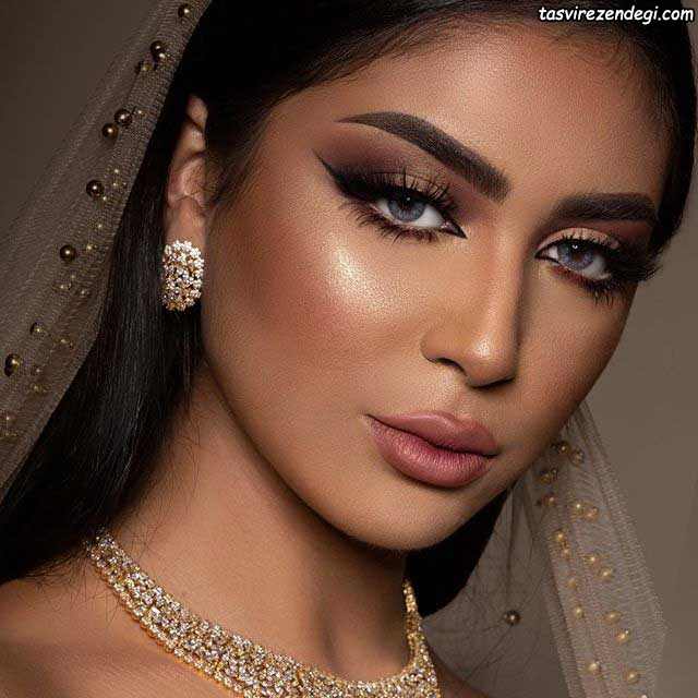 Gulf bridal makeup model 