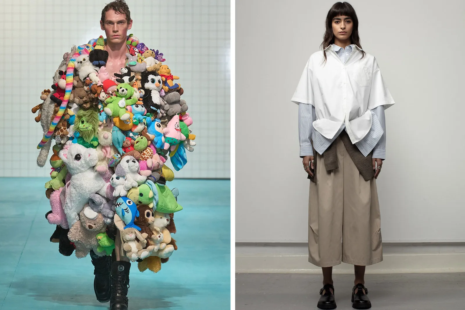 Two contrasting trends: Earth colors and Y2K