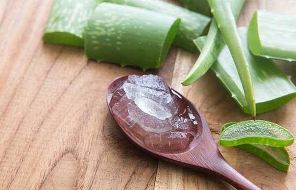 Aloe vera mask to prevent hair loss