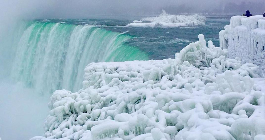 Niagara Falls in winter