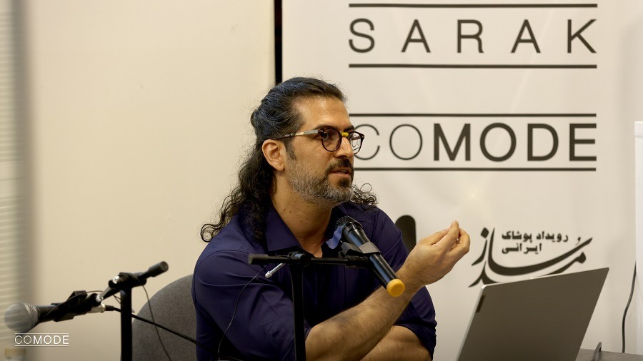 Sharif Razavi - specialized meeting on the connection between fashion and art 