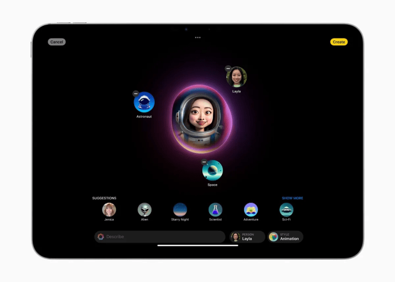 The possibility of producing images with artificial intelligence