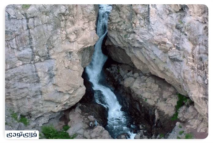 Kirkbod waterfall is one of the famous places of Taleghan