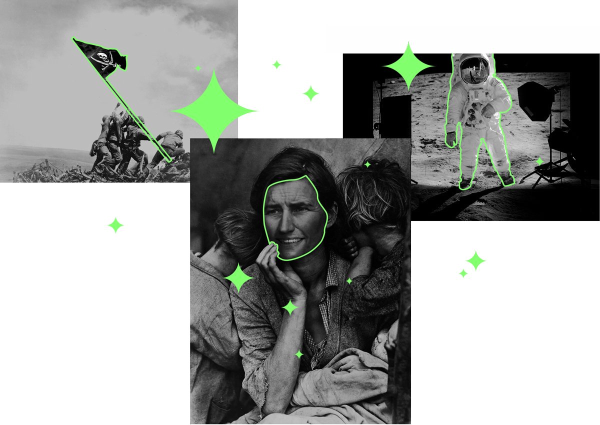 Manipulating the reality of documentary photos with artificial intelligence