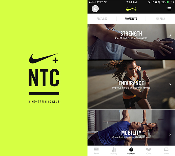 Nike training app