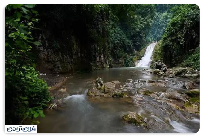 Loh waterfall is one of the most beautiful waterfalls in Iran