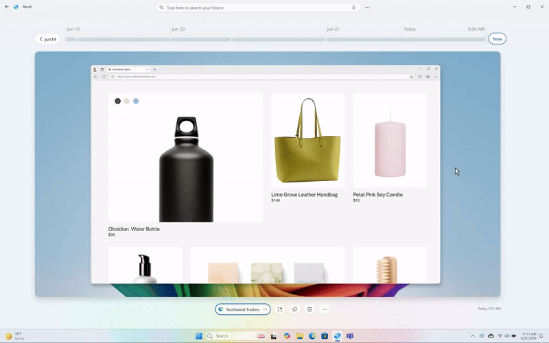 Using Windows Recall