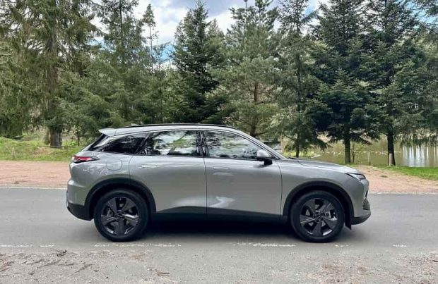 Side view of the Beijing X55 bike