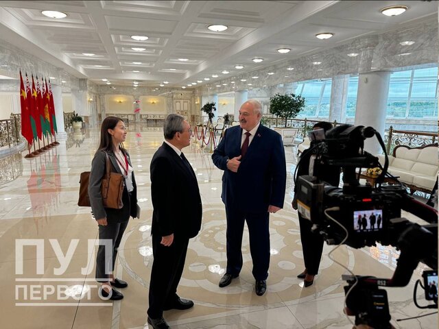 Chinese Prime Minister's meeting and consultation with Lukashenko in Belarus