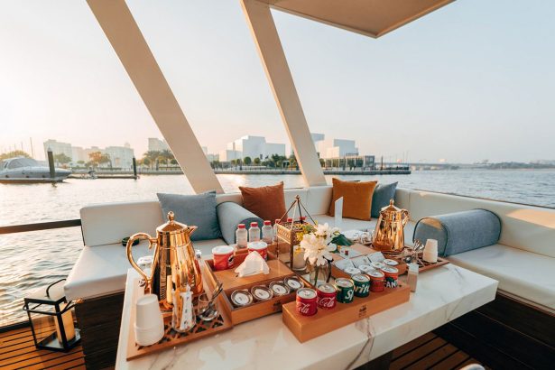 Dubai dream boat floating cafe