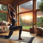 Morning exercise at home