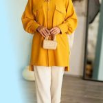 The most fashionable model of the front closed coat trended in the new year