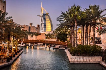 A picture of the city of Dubai