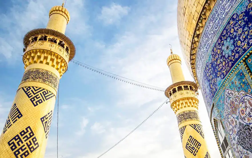 The wreaths of Hazrat Abbas shrine
