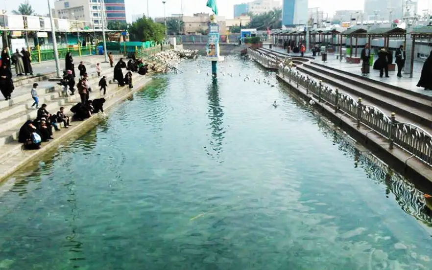 Alaqmeh stream is one of the sights near Imam Hossein's shrine