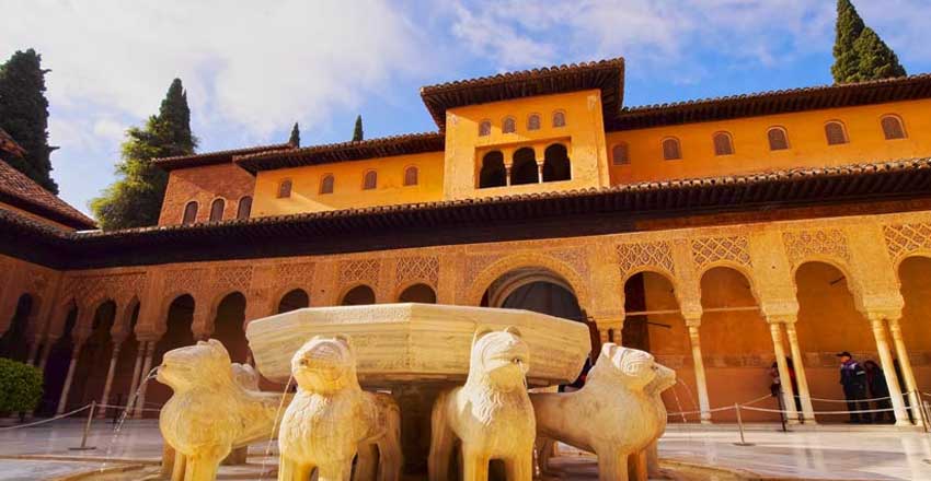 Alhambra Palace is one of the sights of Spain