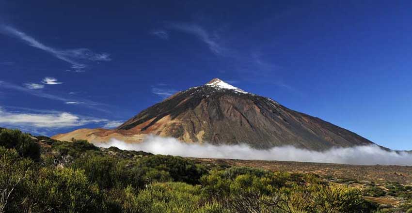 Tide Mountain and Tenerife Park are among the sights of Spain