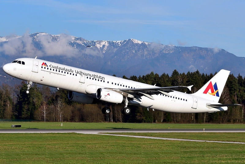 Armenian airline plane, photo source: Armenian airline, photographer: unknown