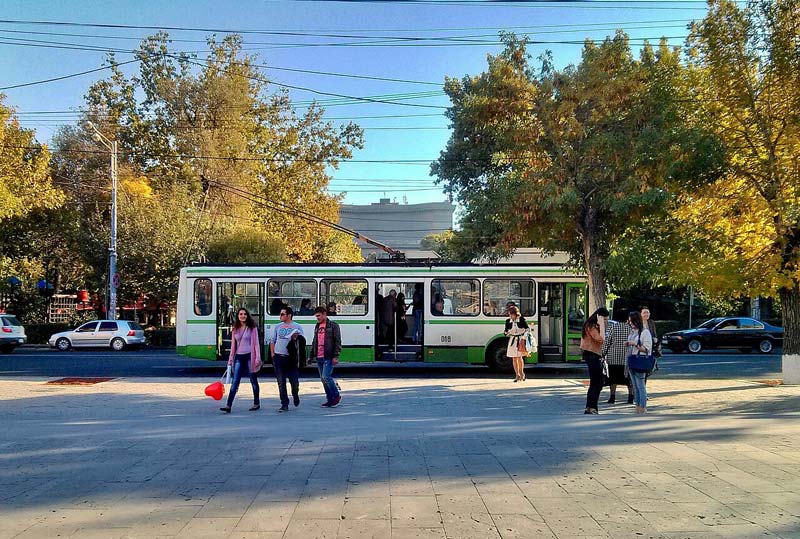 Yerevan trolleys; Photo source: Wikimedia; Photographer: Lingliang Zhang