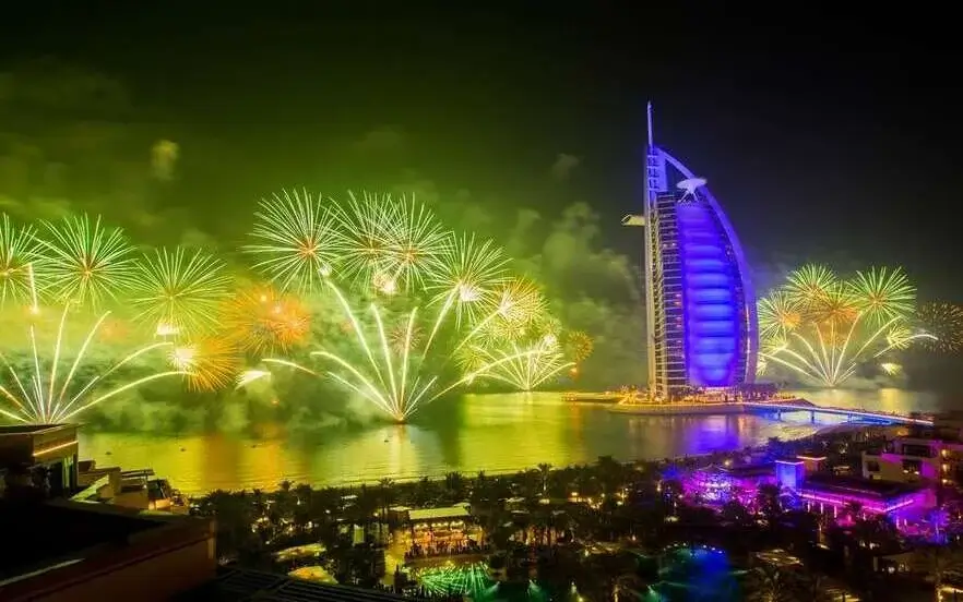 New Year celebration in Dubai