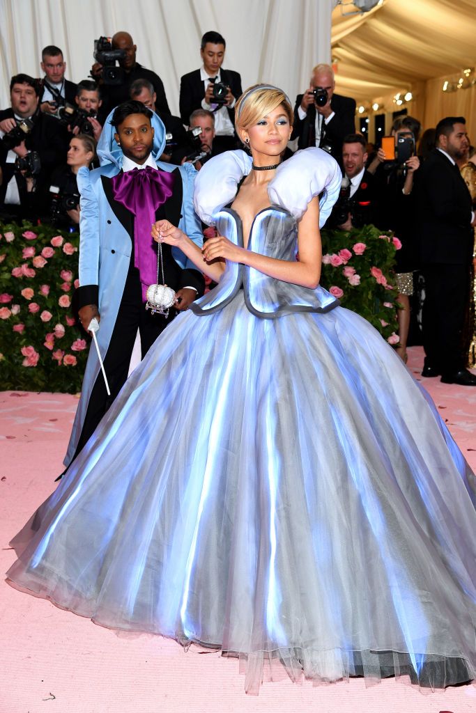   Zendaya in Cinderella dress at Met Gala 2019