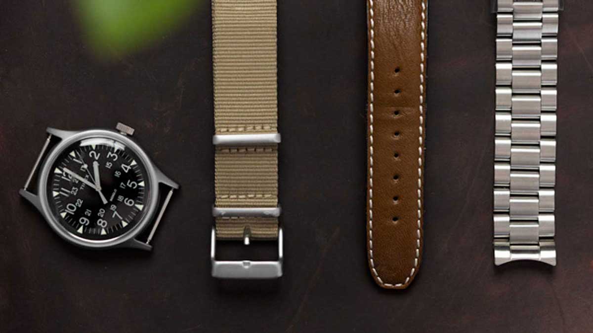 Men's watch strap