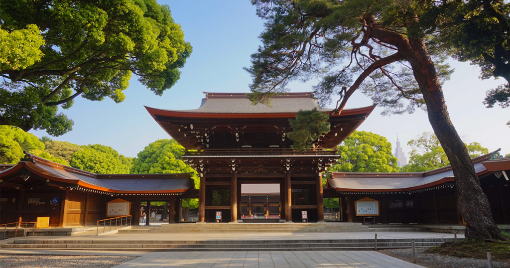 Image of Meiji Jingu (Meiji Jingu), one of Japan's temples 