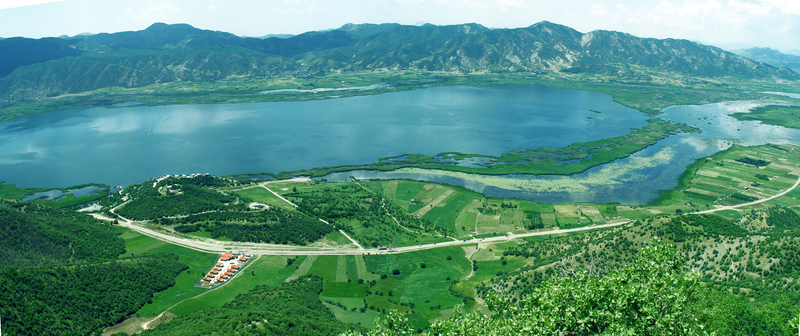 Aerial photo of Lake Zarivar, Kurdistan, photo source: Kurdistan Environmental Organization, photographer: unknown