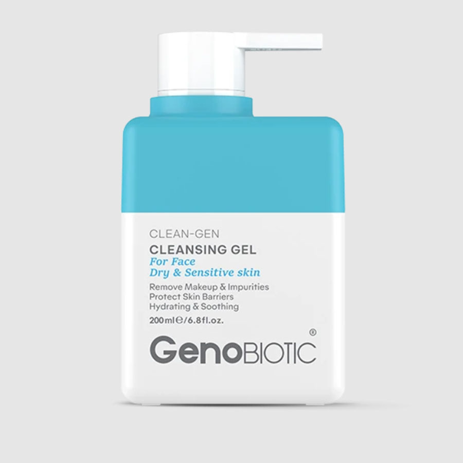 Genobiotic face wash gel suitable for dry and sensitive skin