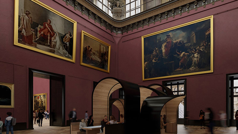 The Louvre Museum is one of the attractions of Paris