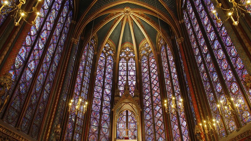 Sainte-Chapelle Church is one of the attractions of Paris