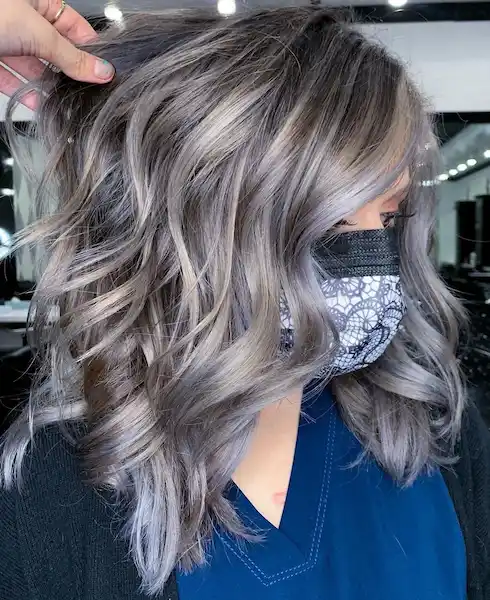 Gray blonde hair color, the hair color trend of 1403