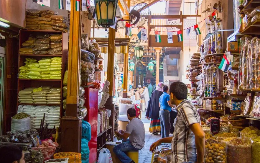 Visiting the Deira Grand Bazaar in Dubai