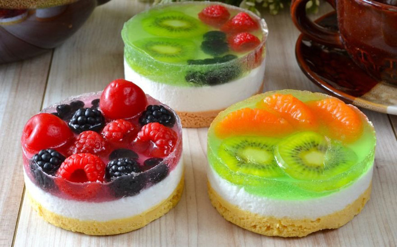 Soap in the form of fruit cakes