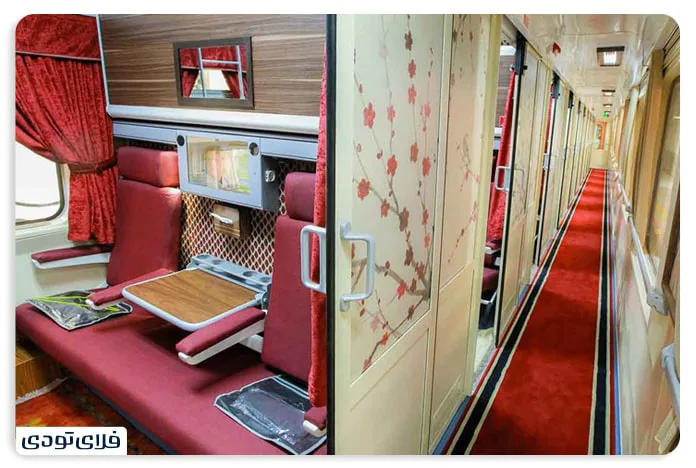 Trains on the Tehran-Shiraz railway route