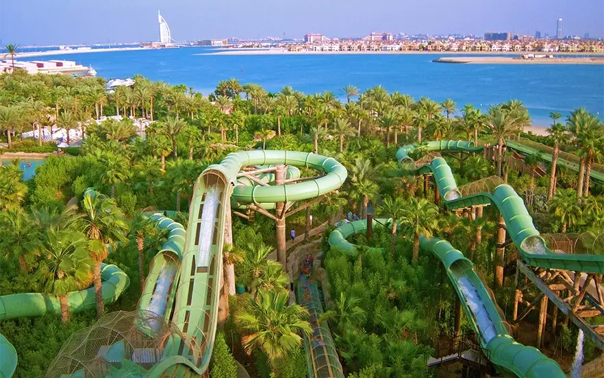 Comparison of famous Dubai water parks