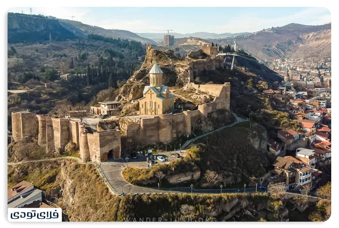 Narikala Castle, one of the most popular sights in Georgia