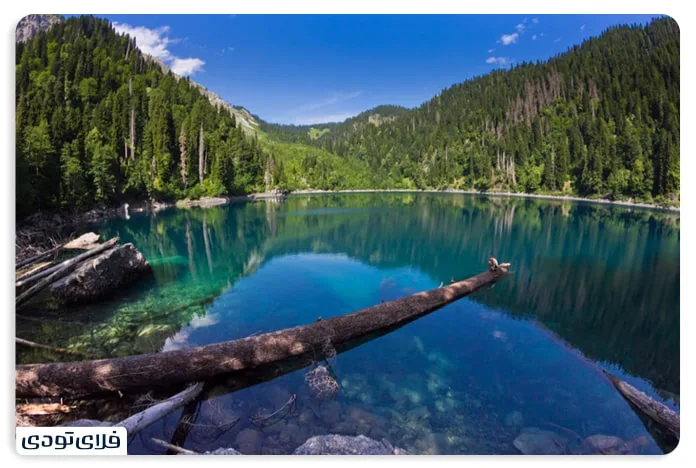 Ritsa Lake, one of the natural attractions of Georgia
