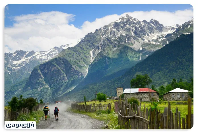 Caucasus Mountains in Tbilisi