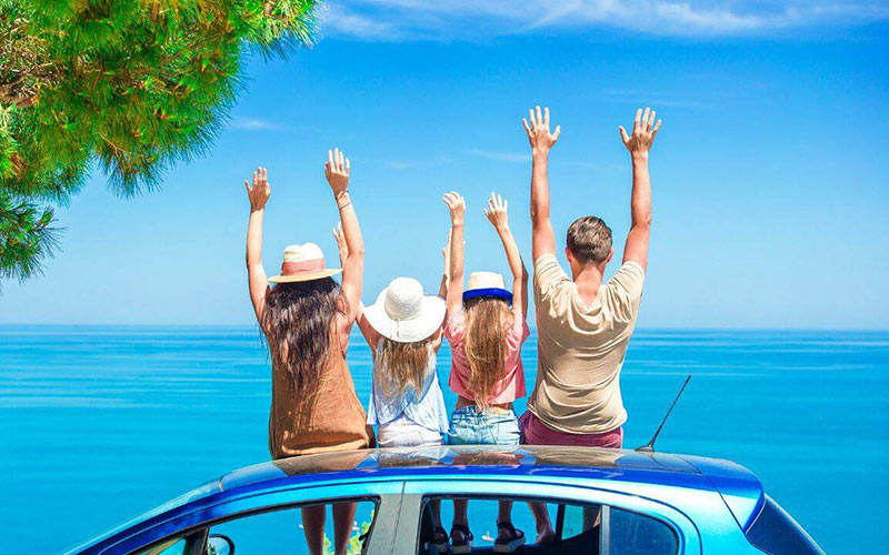 Land trip with children