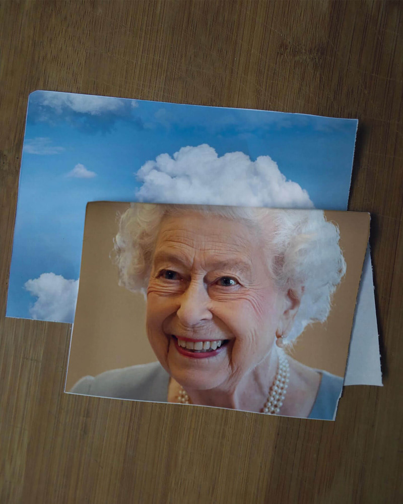 Composite photo of Queen Elizabeth II  
