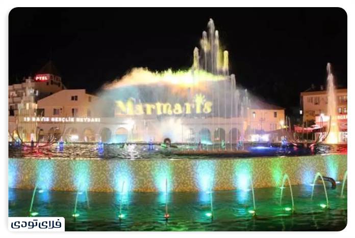 Dancing fountains of Marmaris