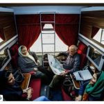 What is a closed train compartment?