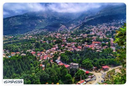 Access route to Javaherdeh Ramsar village